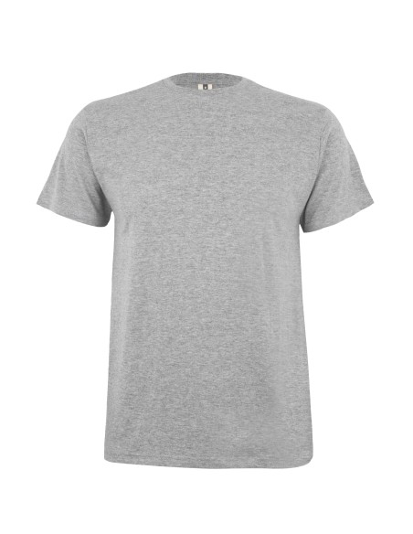 MK023CV.CAMISETA MANGA CORTA  190 HEATHER GREY  S-3XL